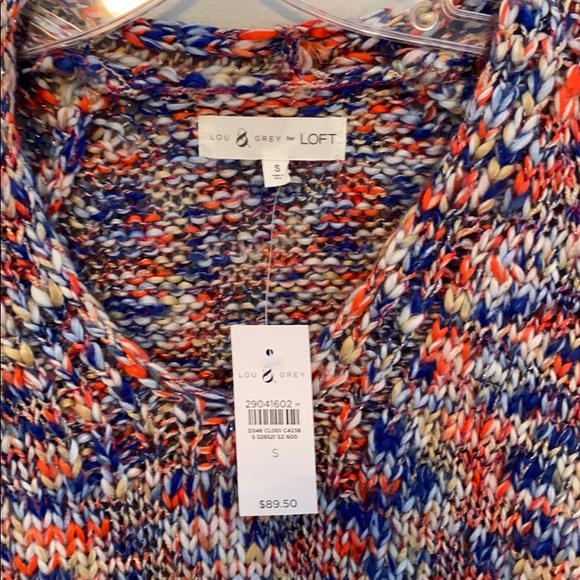 LOU & GREY MARLED V-NECK SWEATER - Picture 13 of 15